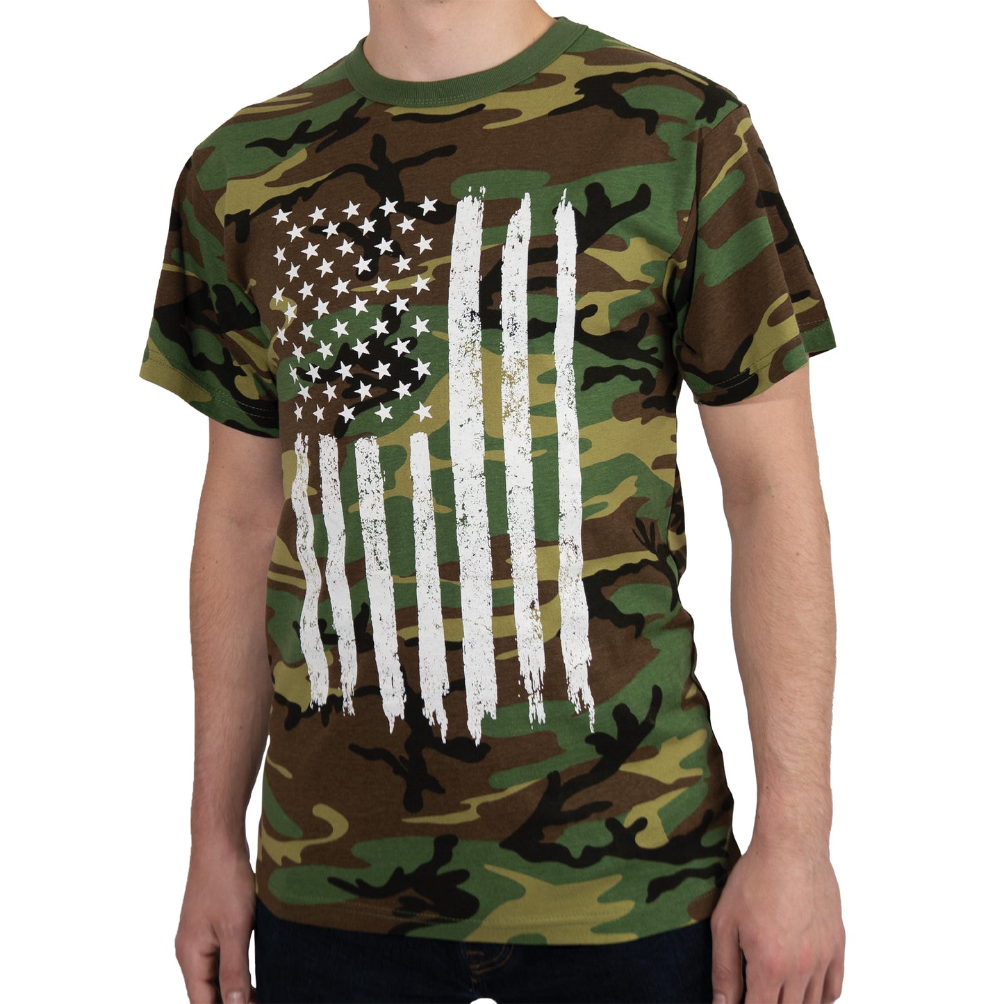 Rothco Camo US Flag T-Shirt