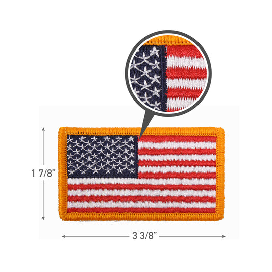 Rothco American Flag Patch - Hook Back