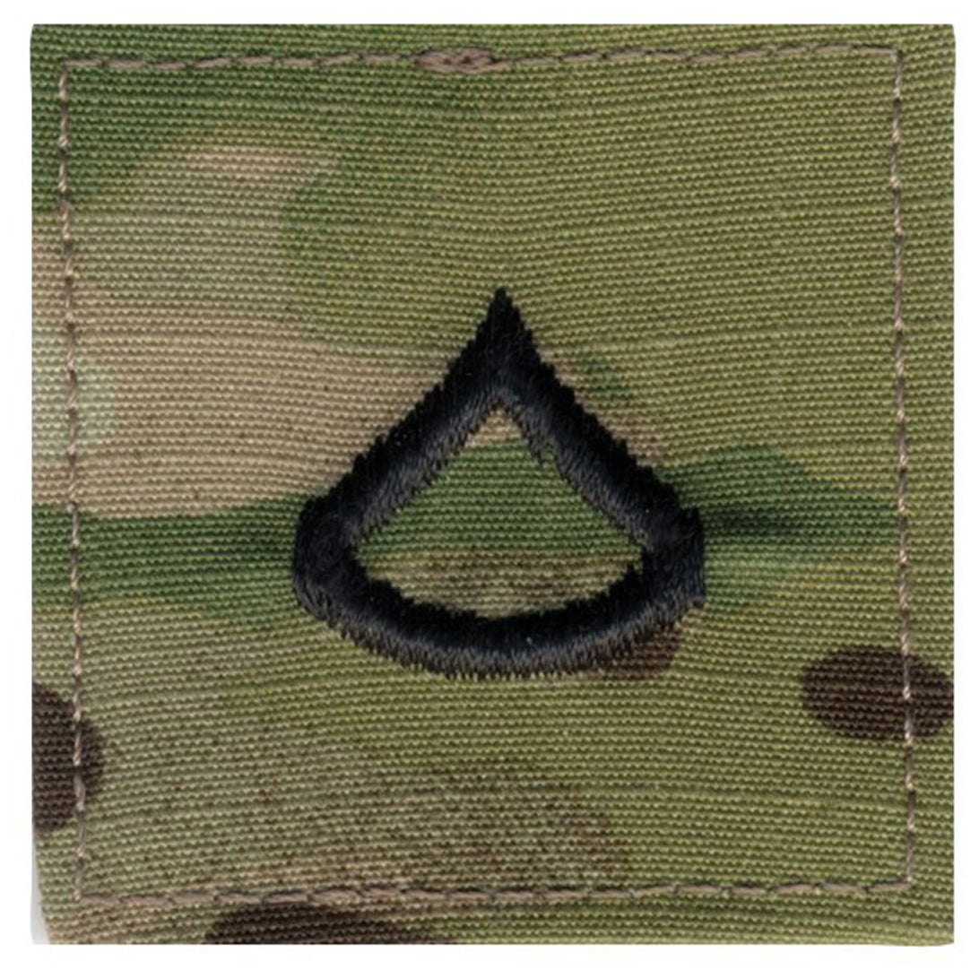 Rothco Official U.S. Made Embroidered Military Rank Insignia - OCP Camo