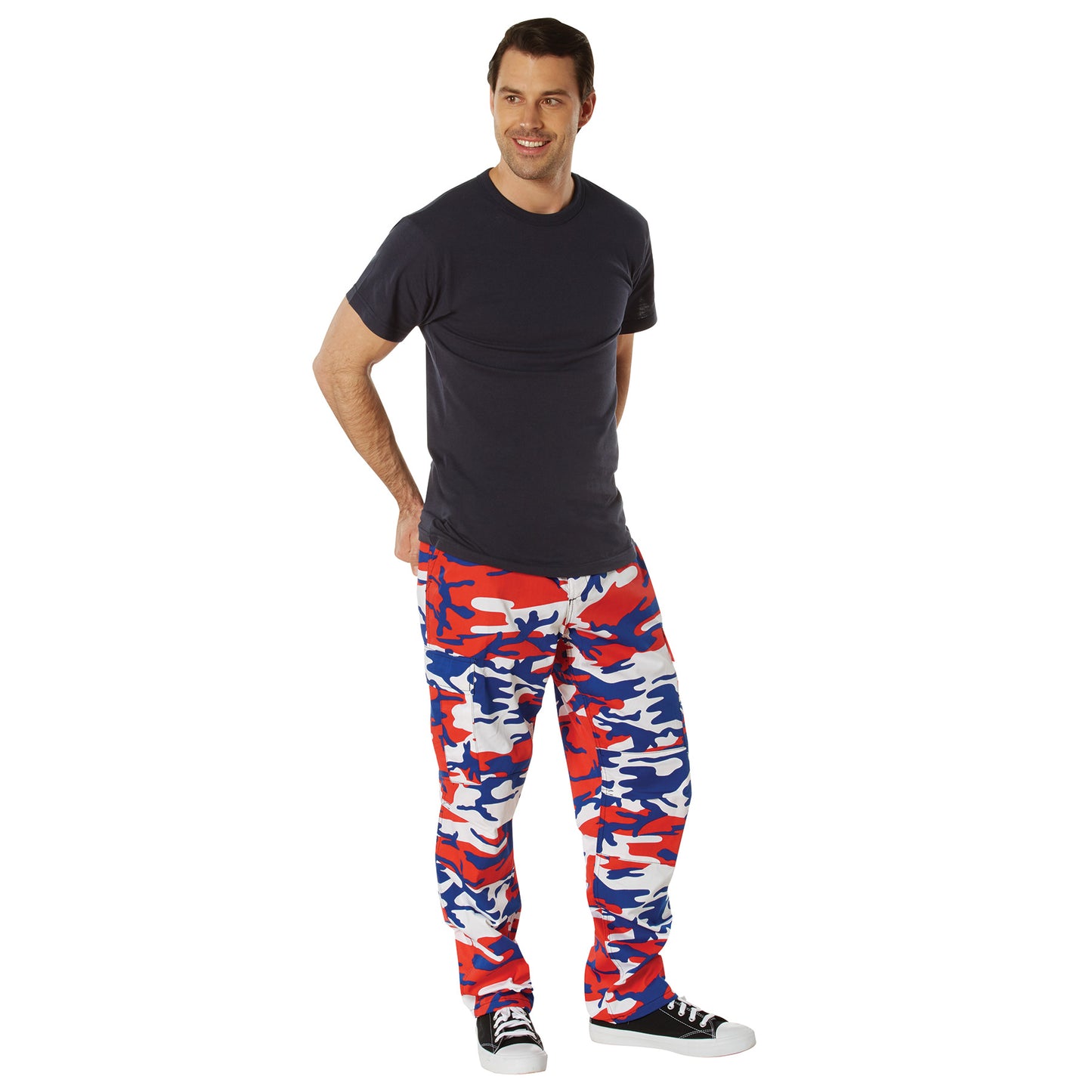 Rothco Color Camo Tactical BDU Pants - Red White and Blue Camo