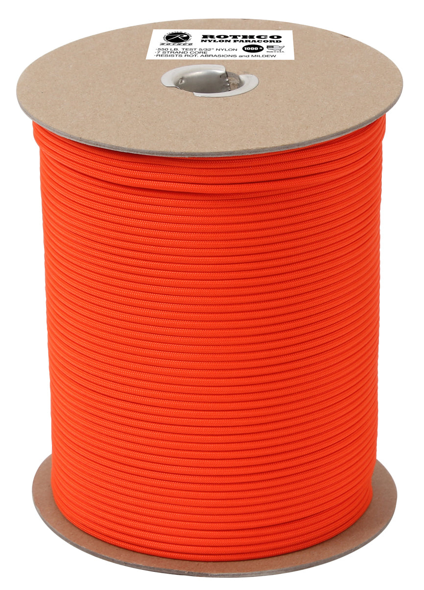Rothco Nylon Paracord 550lb 1000 Foot Spool