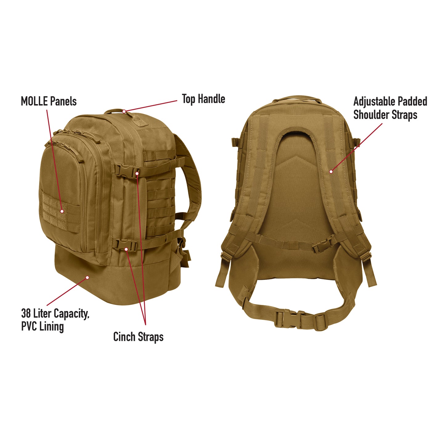 Rothco Skirmish 3 Day Assault Backpack