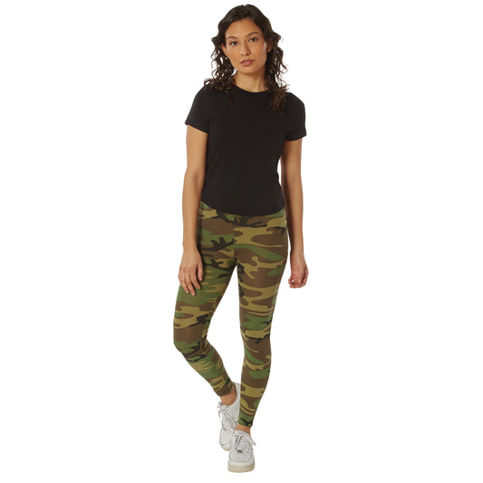 Rothco Womens Camo Leggings - Woodland Camo