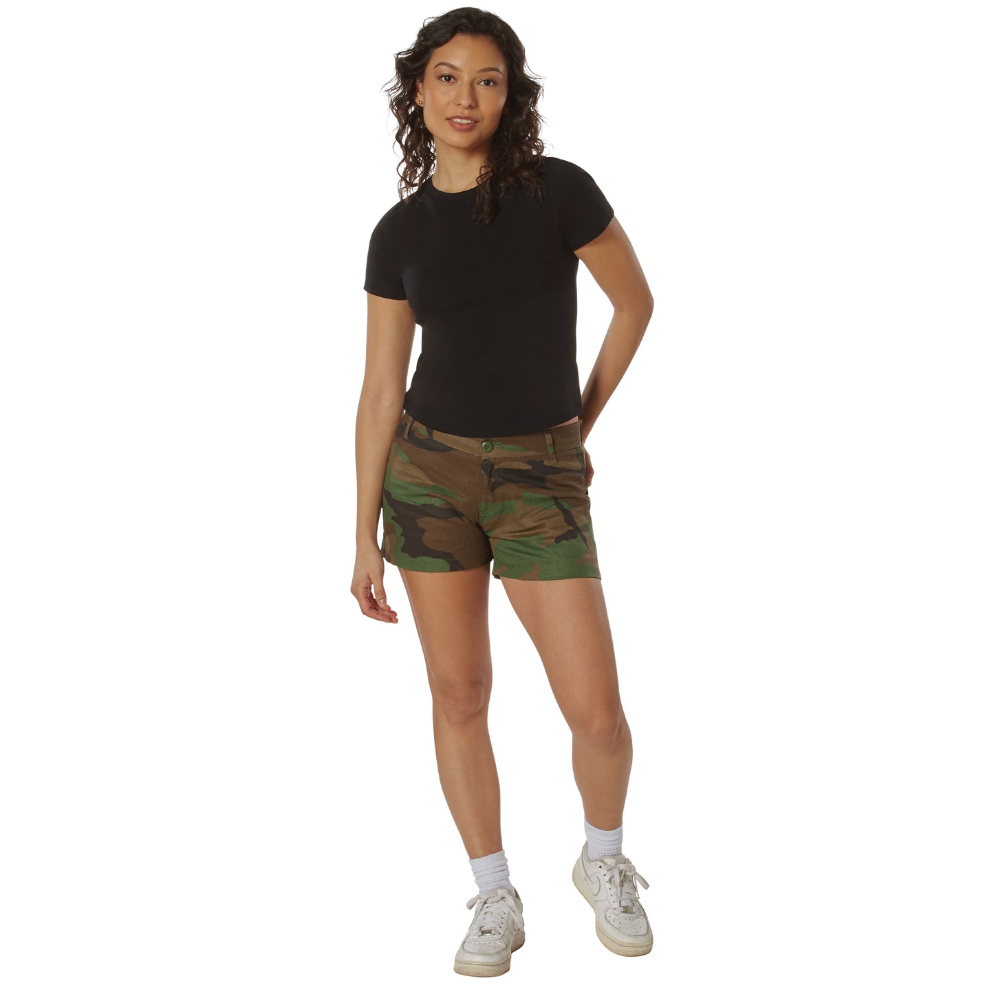 Rothco Womens Shorts - Woodland Camo