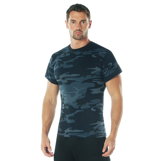 Rothco Camo T-Shirt - Midnight Blue Camo