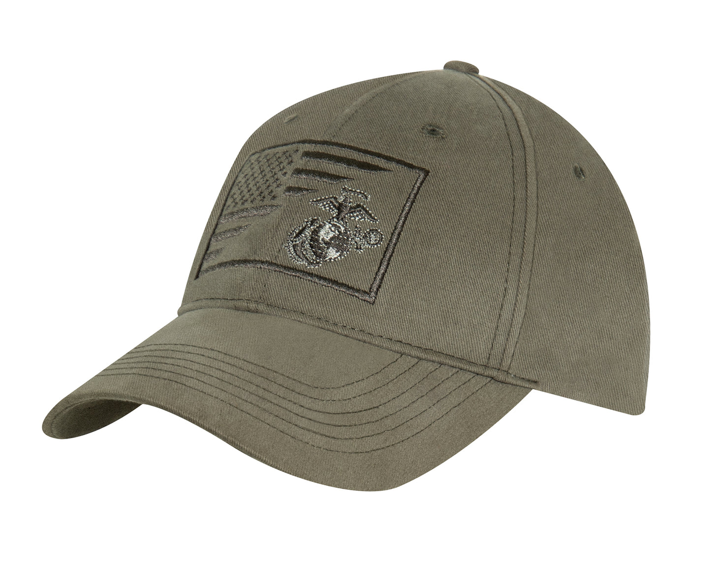 Rothco USMC Eagle, Globe and Anchor / US Flag Low Pro Cap