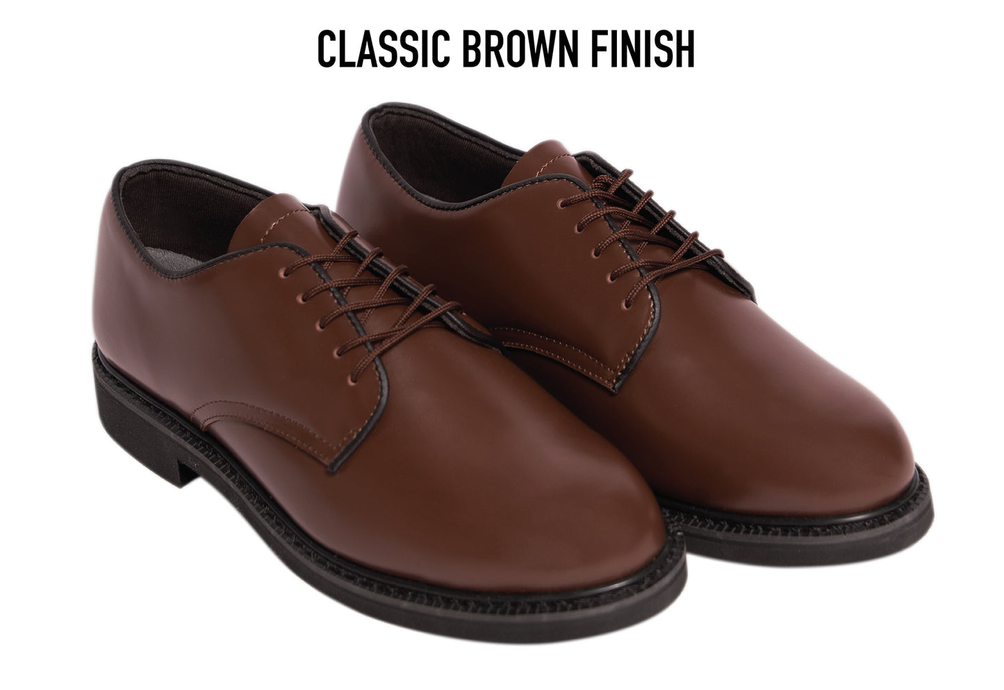 Rothco Brown Uniform Oxford Shoes