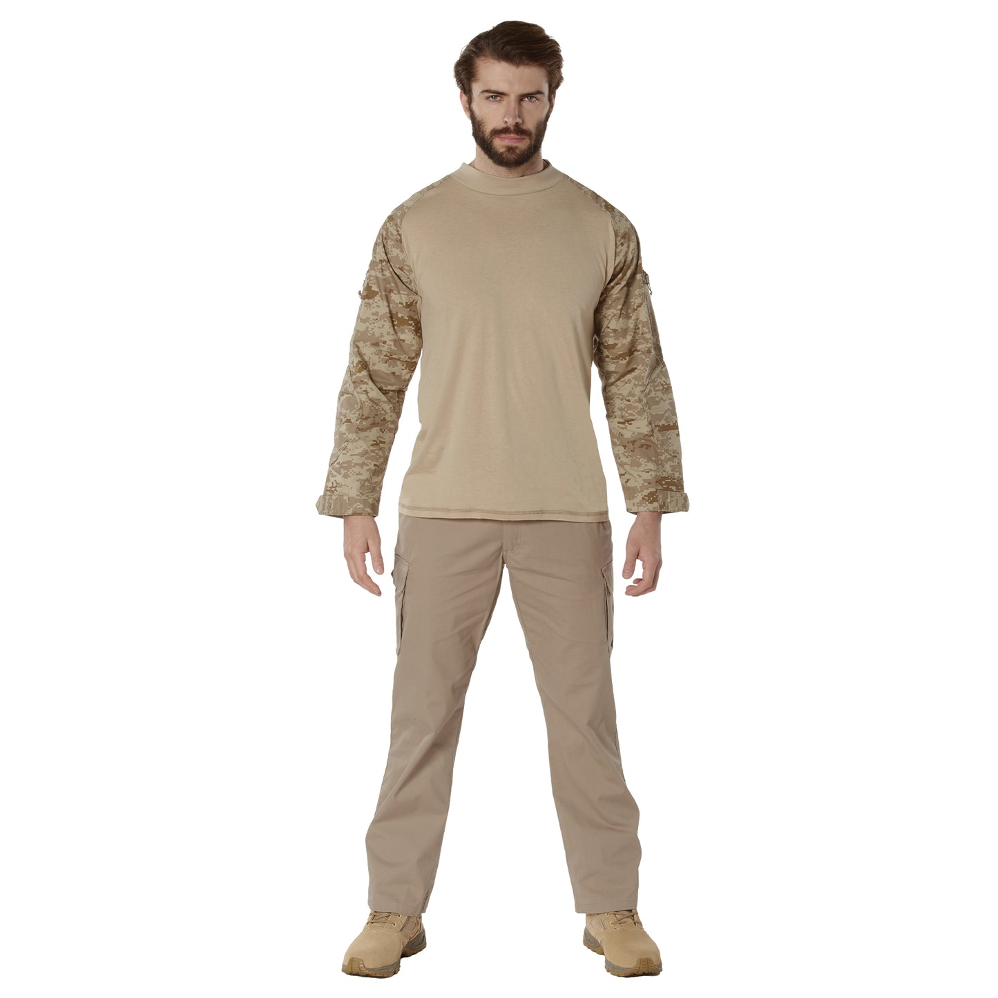 Rothco Tactical Airsoft Combat Shirt - Desert Digital Camo