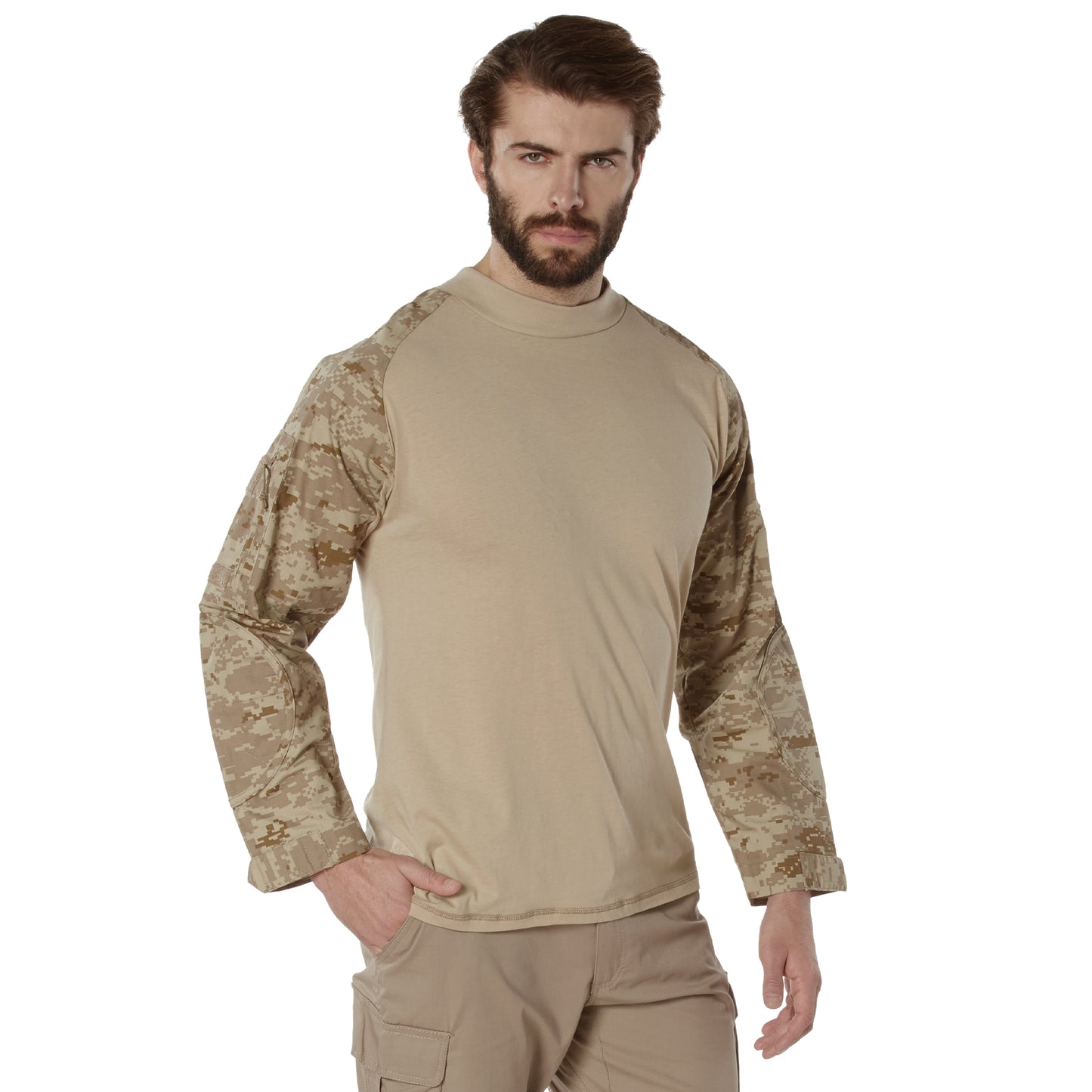 Rothco Tactical Airsoft Combat Shirt - Desert Digital Camo