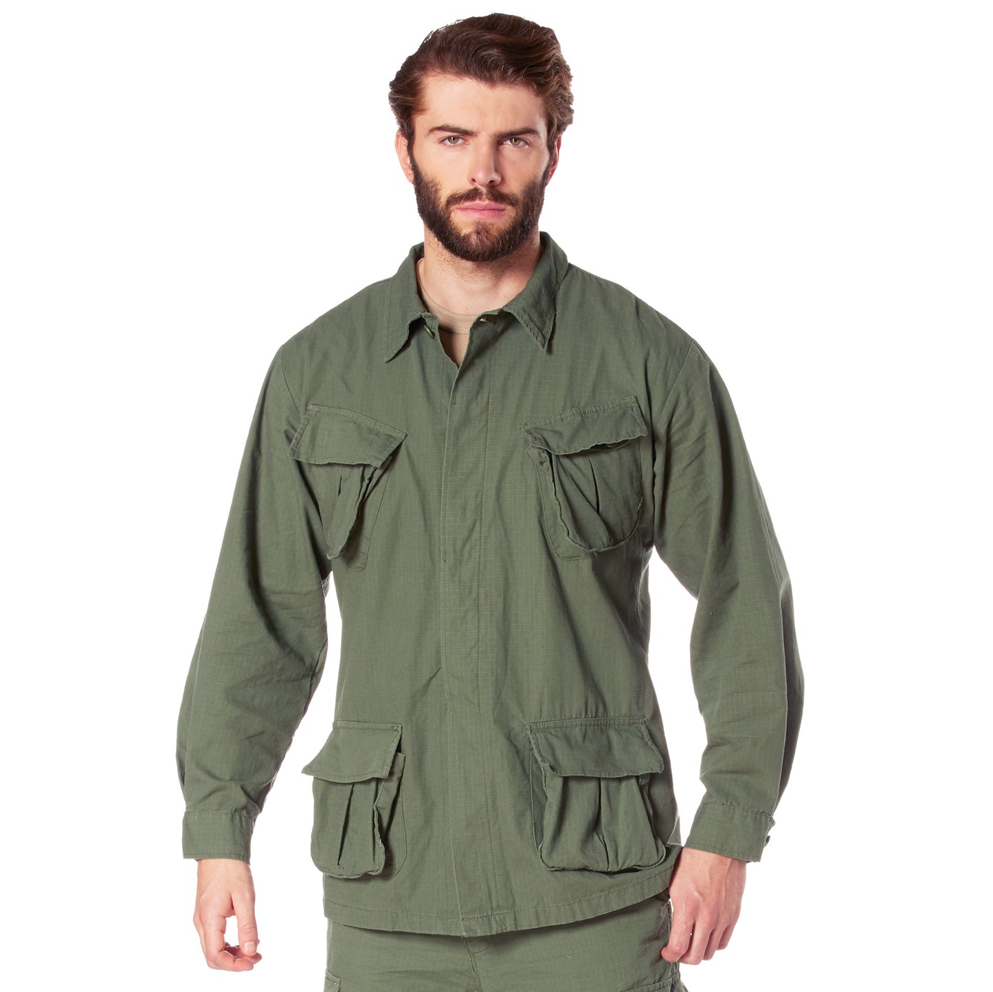 Rothco Vintage Vietnam Fatigue Shirt Rip Stop