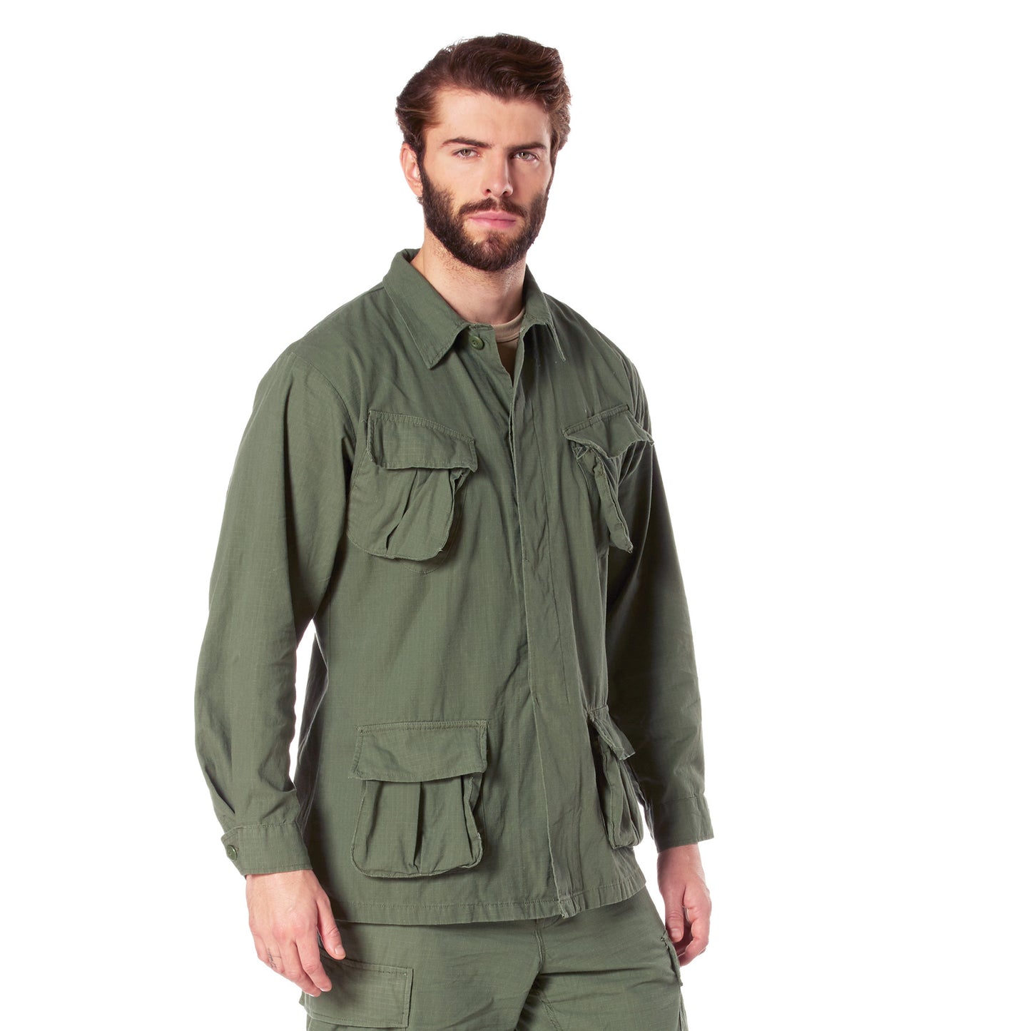 Rothco Vintage Vietnam Fatigue Shirt Rip Stop