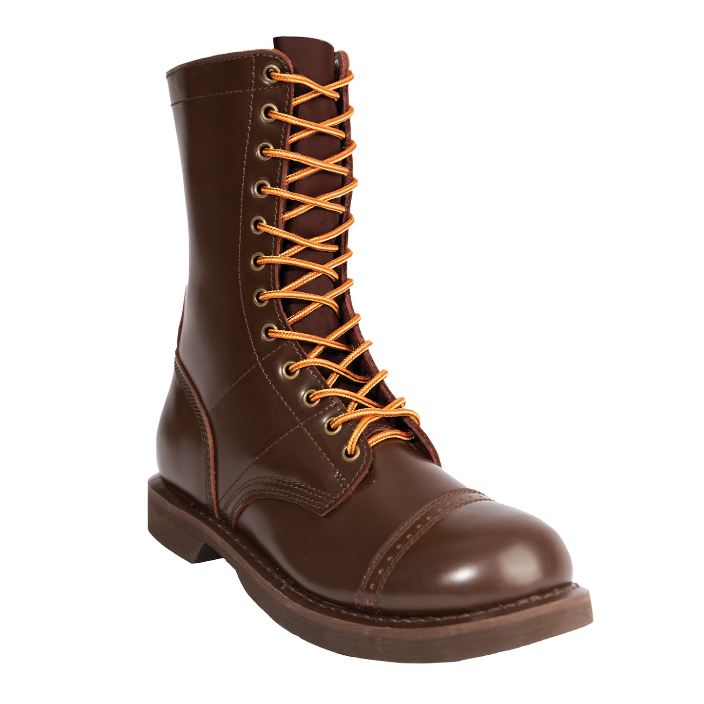 Rothco Brown Leather Jump Boot - 10 Inches