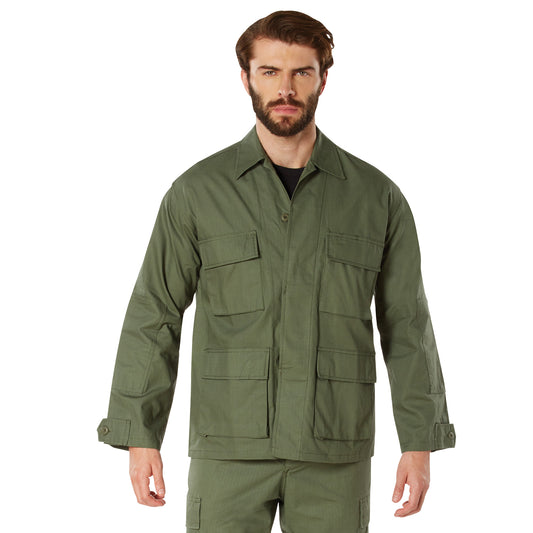 Rothco Rip-Stop BDU Shirt - Olive Drab Green