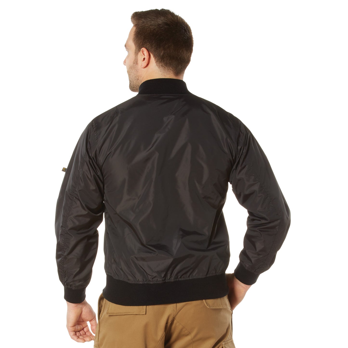 Rothco Lightweight MA-1 Flight Jacket - Black