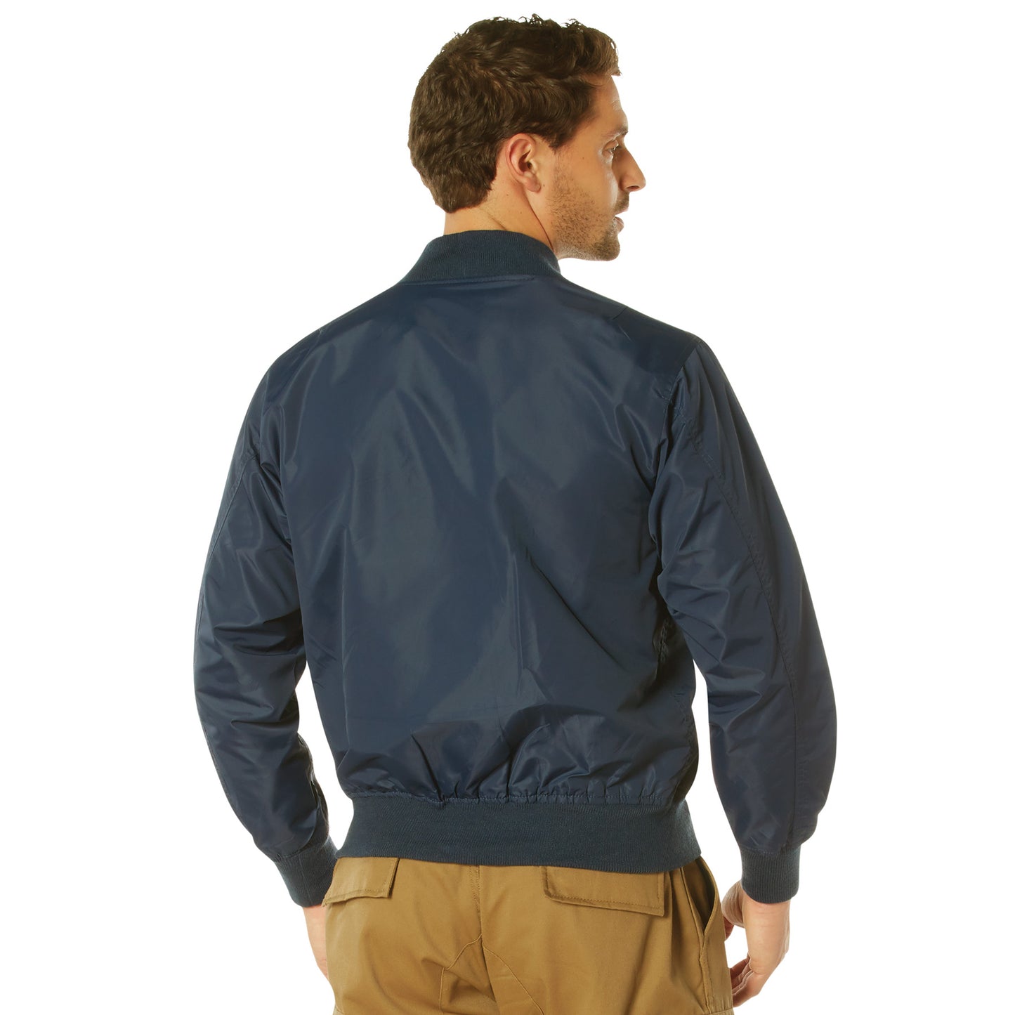 Rothco Lightweight MA-1 Flight Jacket - Navy Blue