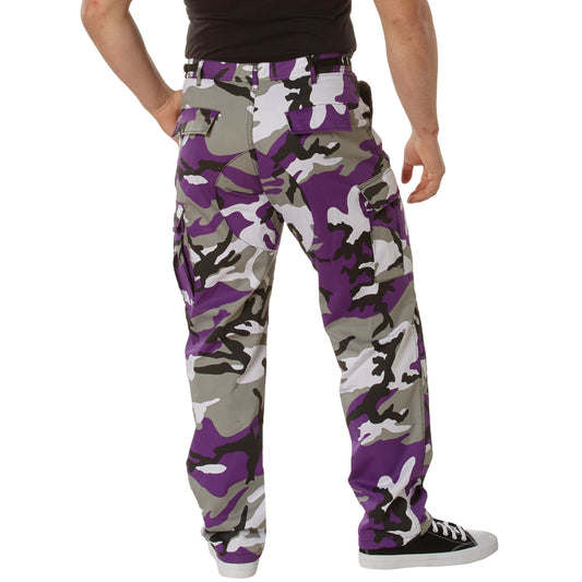 Rothco Color Camo Tactical BDU Pants - Ultra Violet Camo