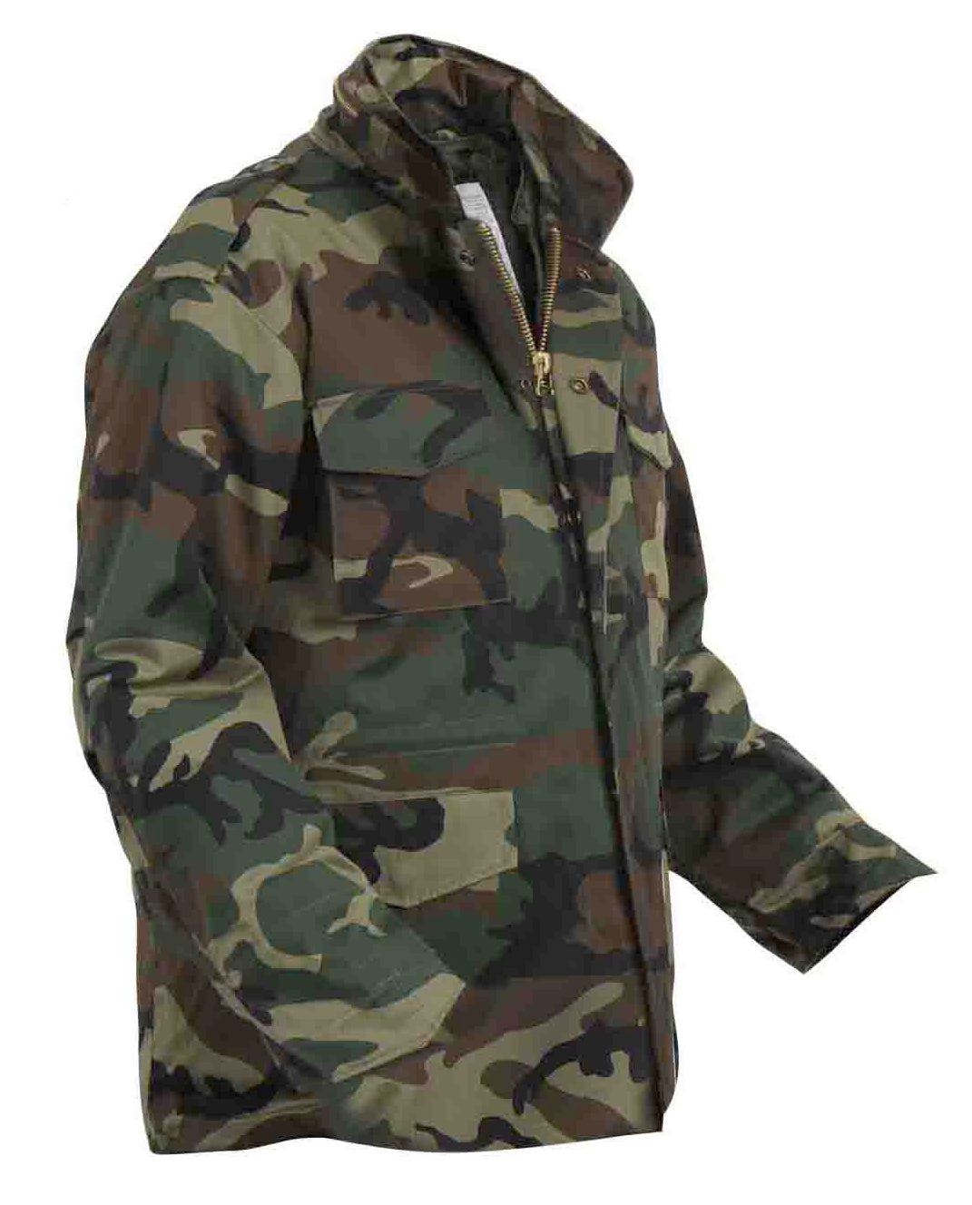 Rothco Camo M-65 Field Jacket With Liner - Woodland Camo