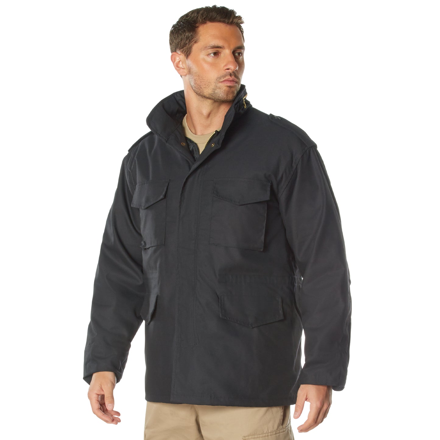 Rothco M-65 Field Jacket With Liner - Black
