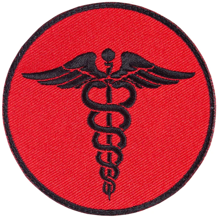 EMS Red EMT Medic Patch