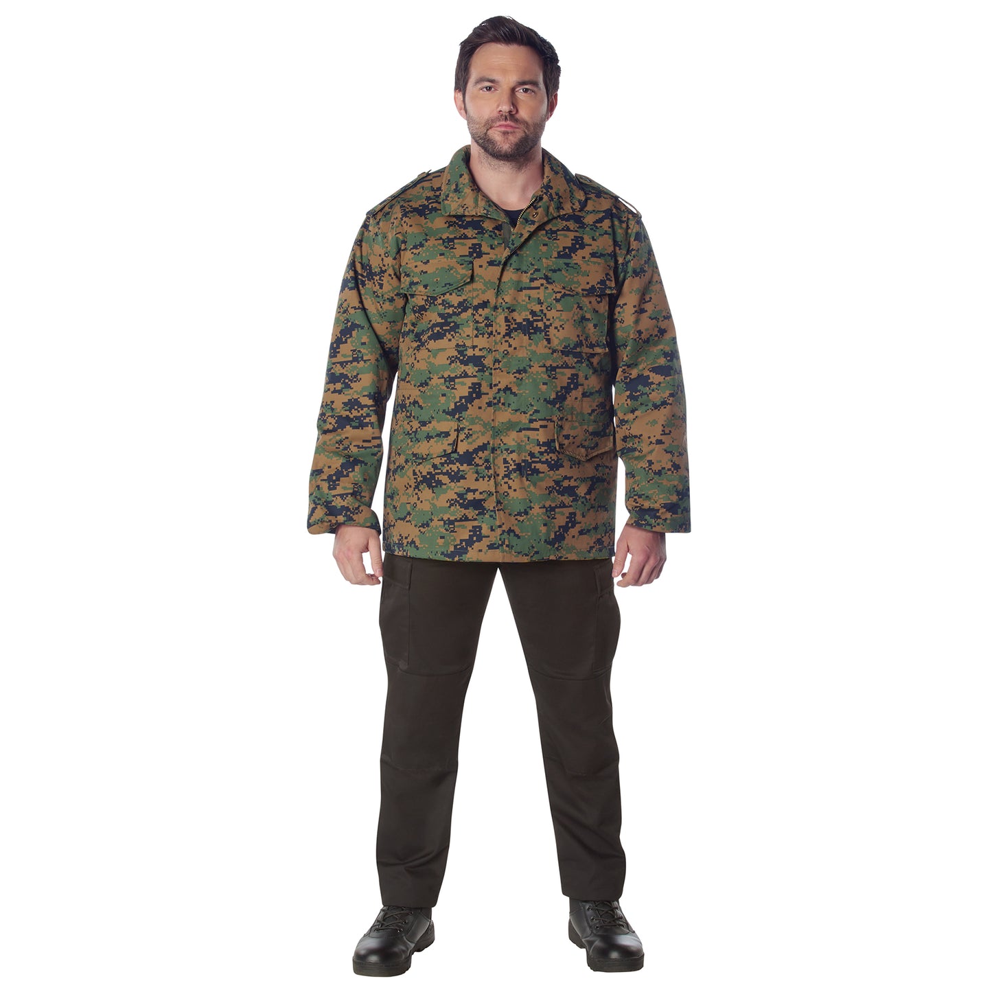 Rothco Camo M-65 Field Jacket - Woodland Digital Camo