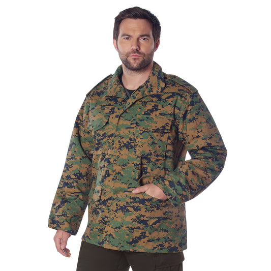 Rothco Camo M-65 Field Jacket - Woodland Digital Camo