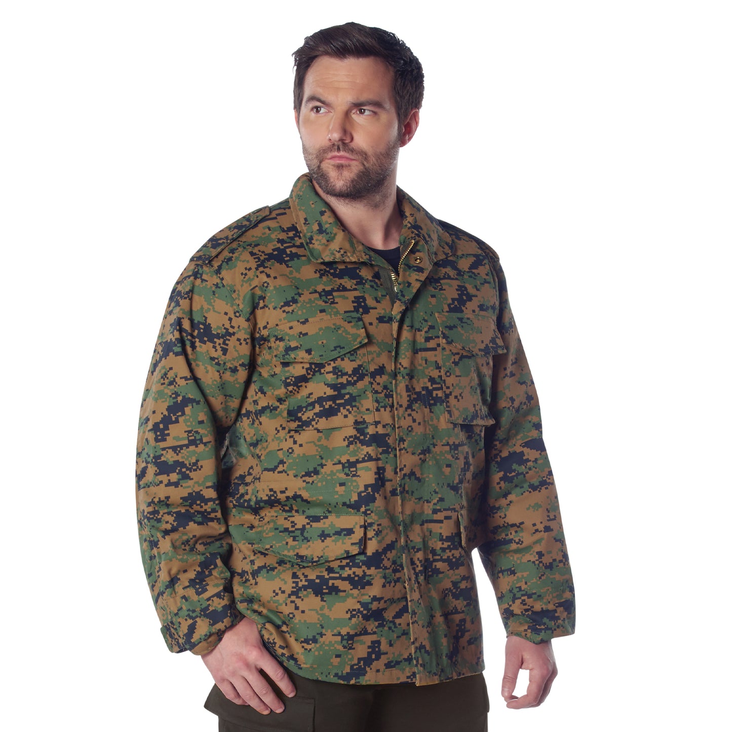 Rothco Camo M-65 Field Jacket - Woodland Digital Camo