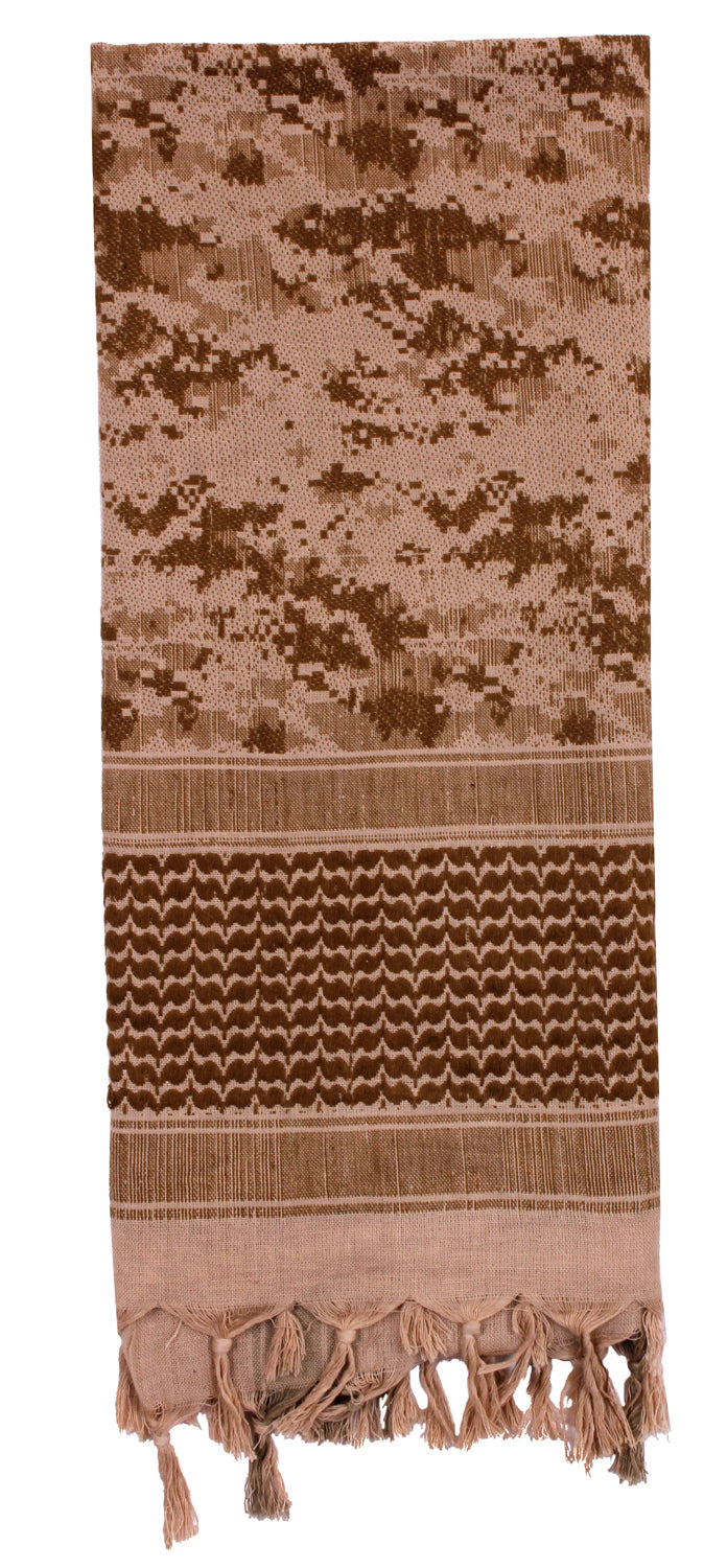 Rothco Digital Camo Shemagh Tactical Desert Keffiyeh Scarf - Digital Camo