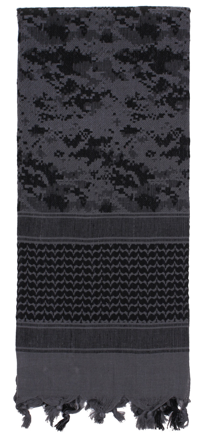 Rothco Digital Camo Shemagh Tactical Desert Keffiyeh Scarf - Digital Camo