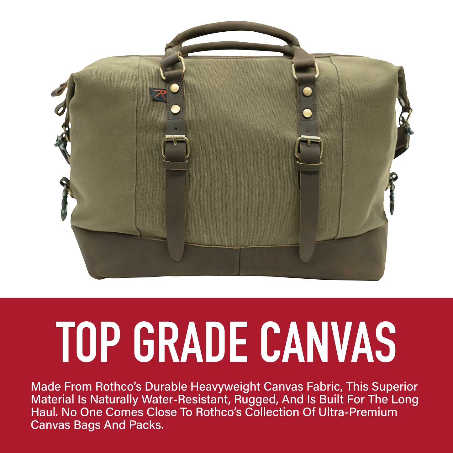 Rothco Vintage Carry-On Travel Bag - Olive Drab