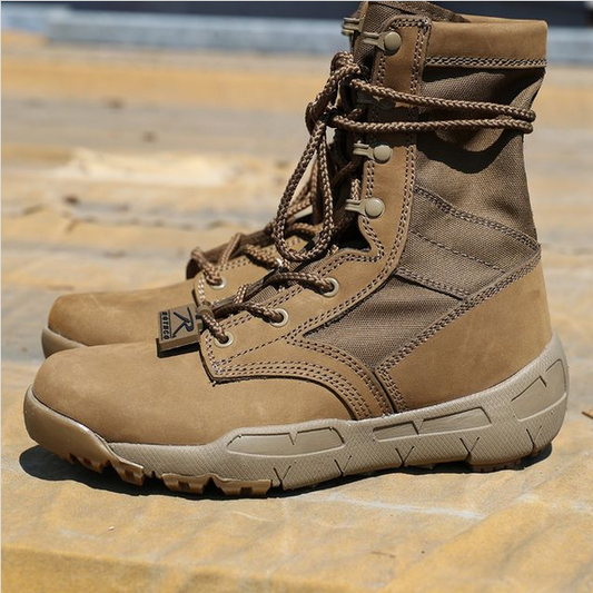 Rothco Waterproof V-Max Lightweight Tactical Boots - AR 670-1 Coyote Brown - 8.5 Inch