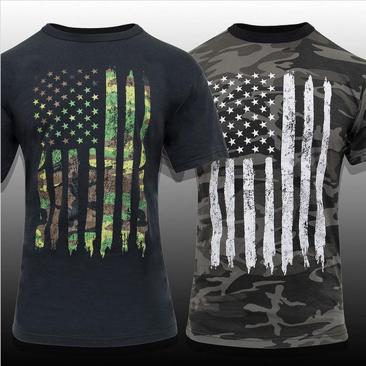 Rothco Camo US Flag T-Shirt