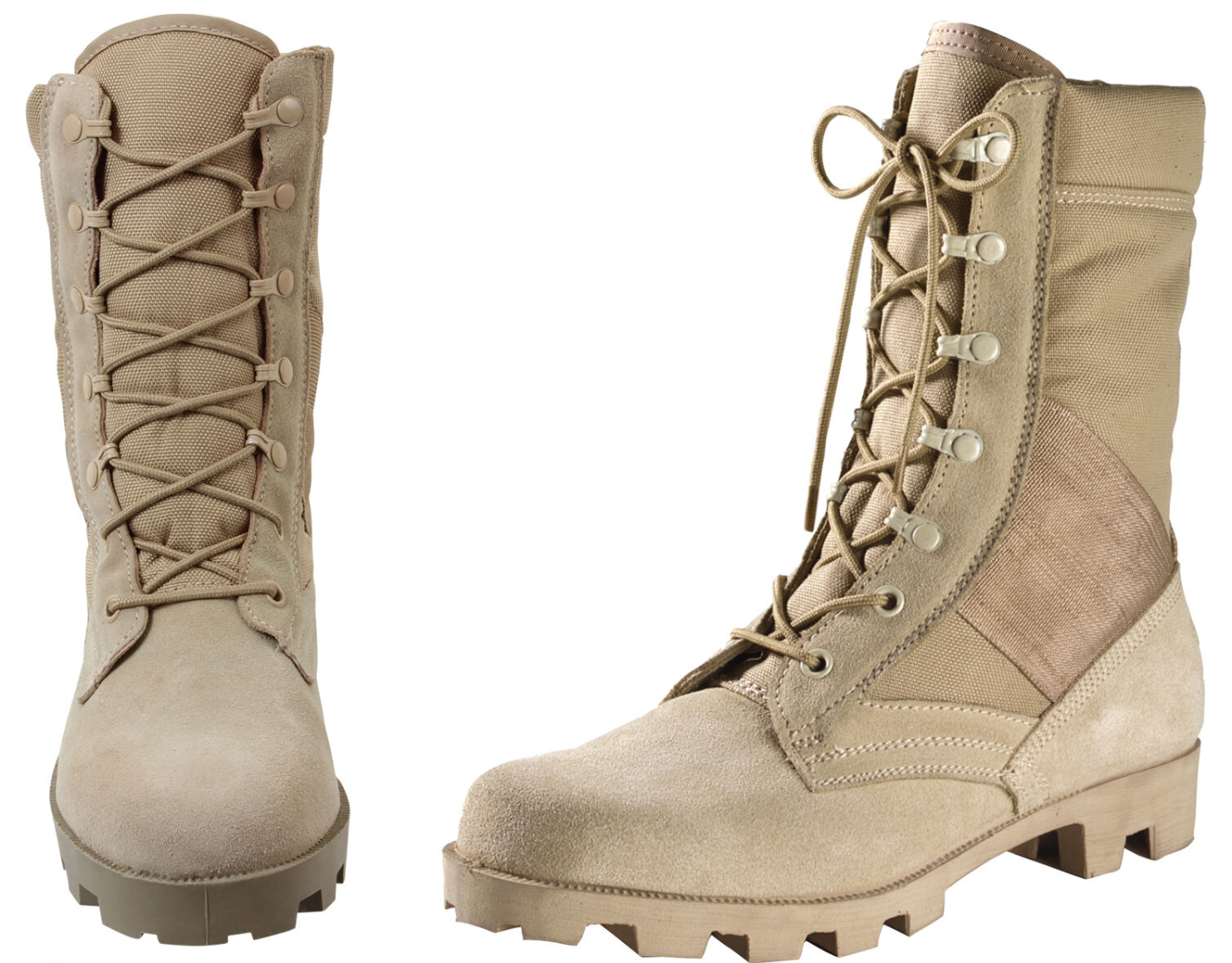 Rothco G.I. Type Speedlace Combat / Jungle Boot - 8 Inch - Desert Tan