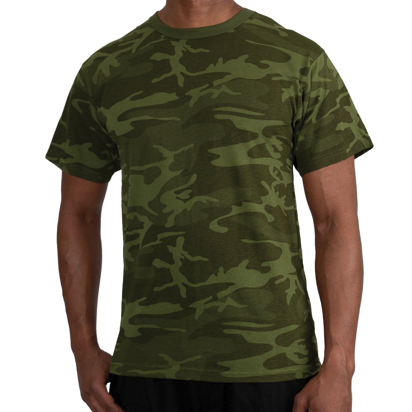 Rothco Color Camo T-Shirt - Green Camo