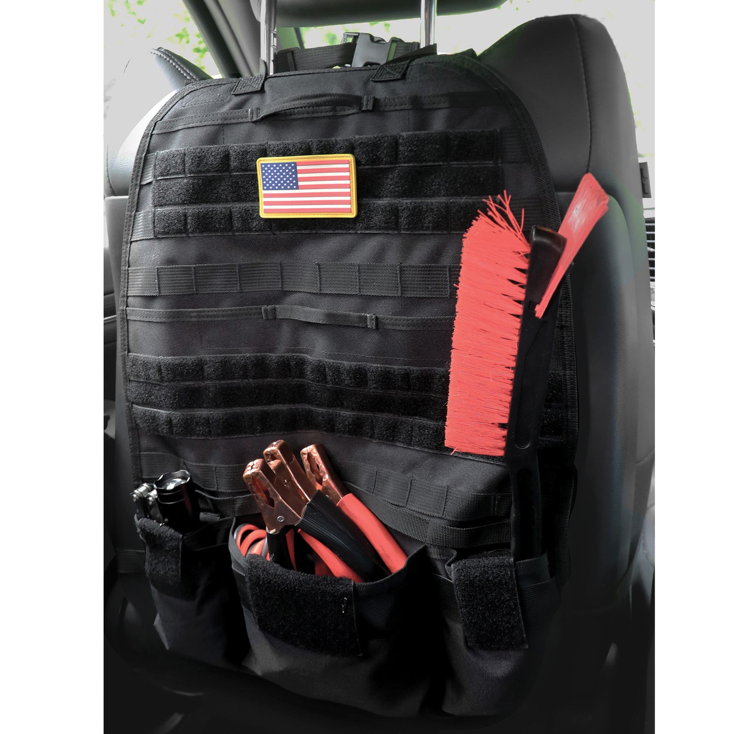 Rothco Tactical Car Seat MOLLE Panel - Black