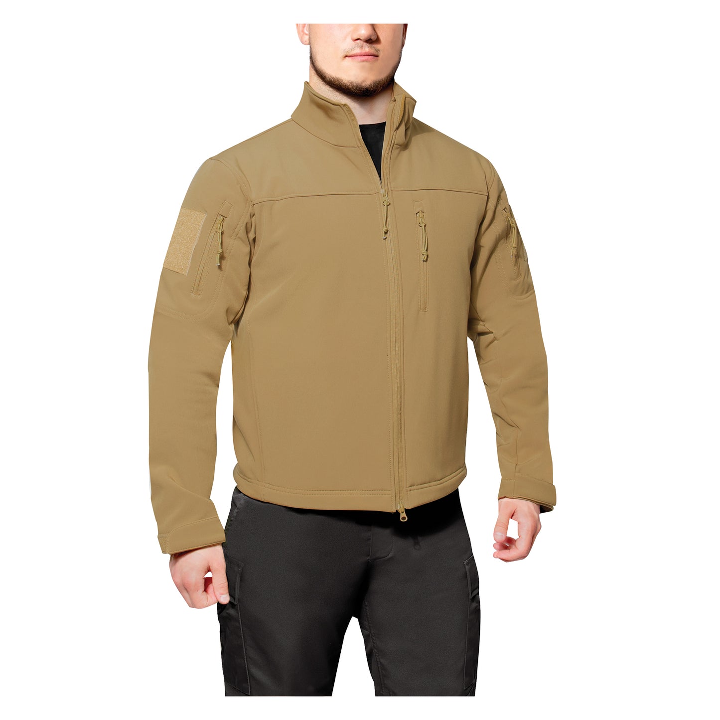 Rothco Stealth Ops Soft Shell Tactical Jacket - Coyote Brown