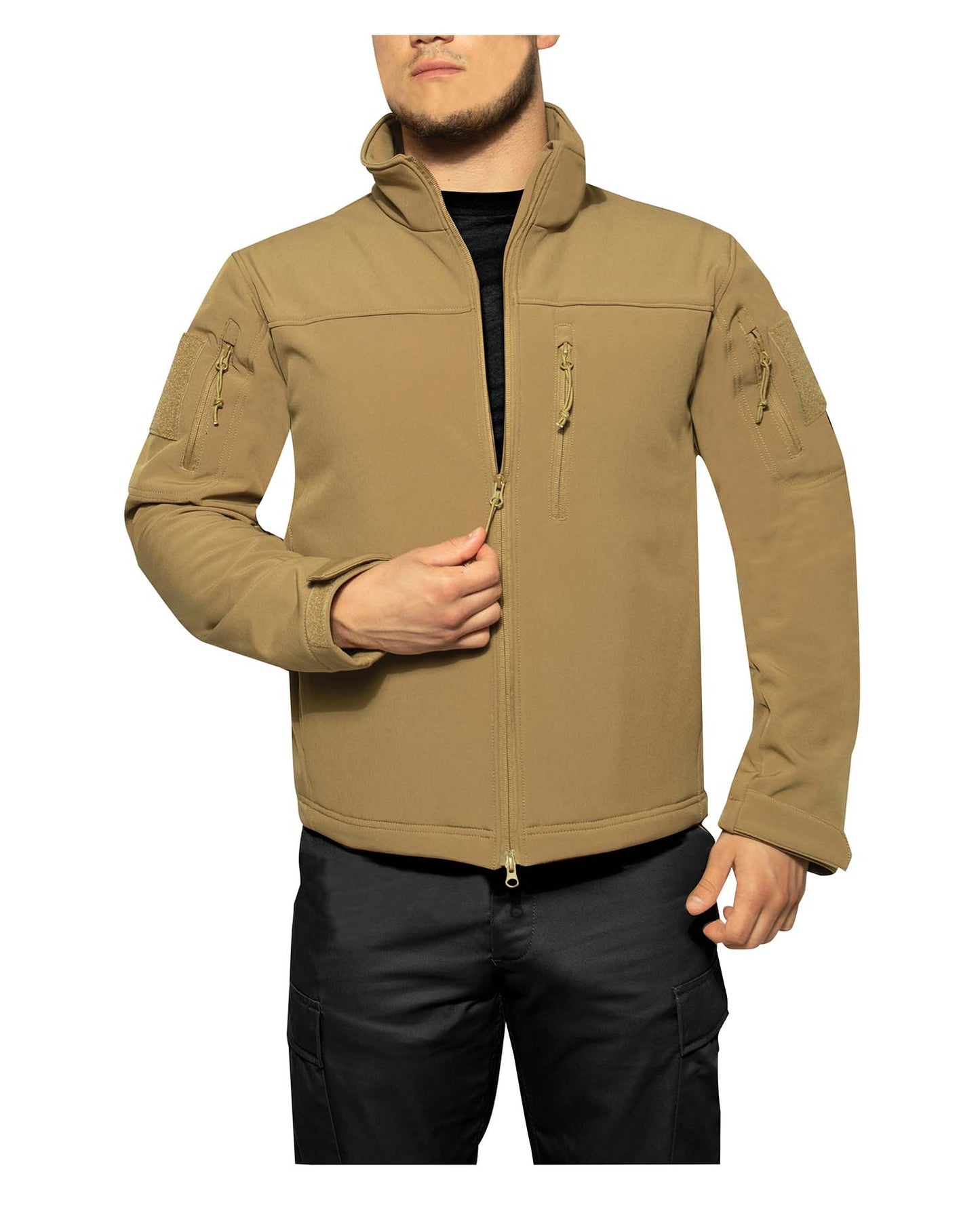 Rothco Stealth Ops Soft Shell Tactical Jacket - Coyote Brown