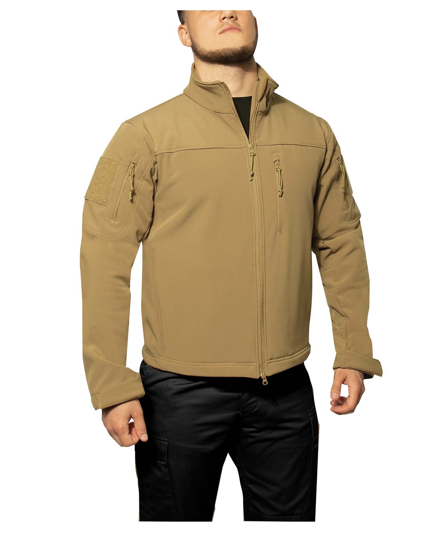 Rothco Stealth Ops Soft Shell Tactical Jacket - Coyote Brown