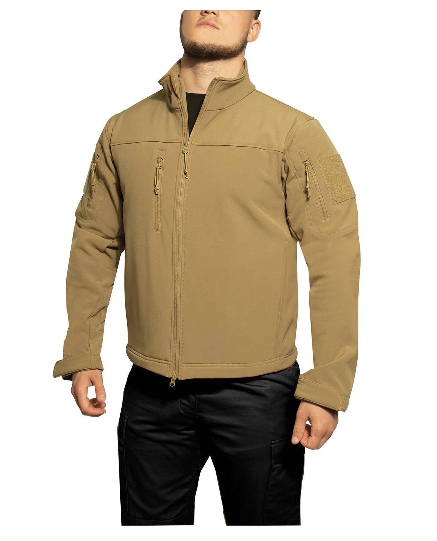 Rothco Stealth Ops Soft Shell Tactical Jacket - Coyote Brown