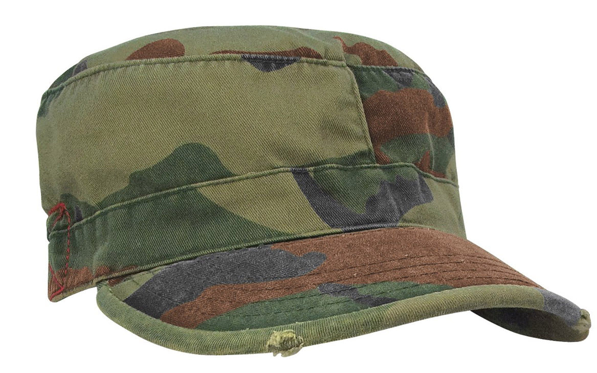 Rothco Vintage Camo Fatigue Caps - Woodland Camo
