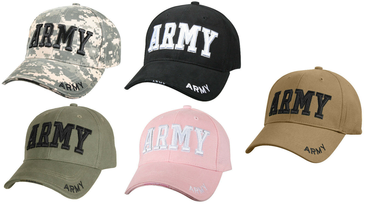 Rothco Deluxe Army Embroidered Low Profile Insignia Cap