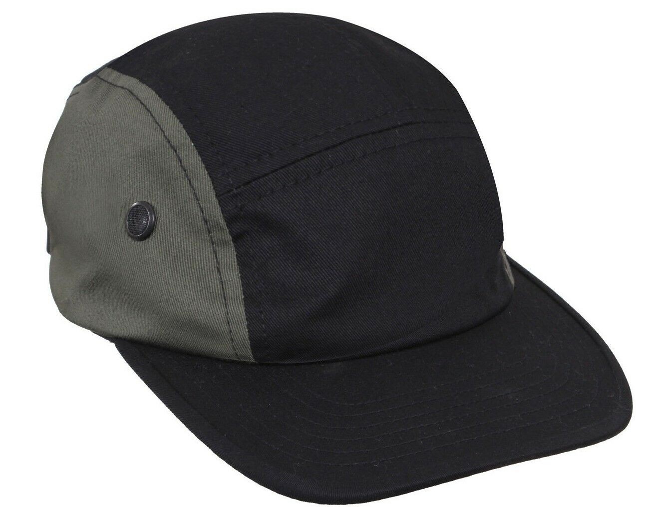 Rothco 5 Panel Military Street Cap - Olive Drab/Black