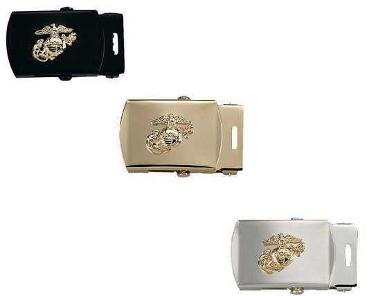 Rothco Web Belt Buckles With USMC Emblem