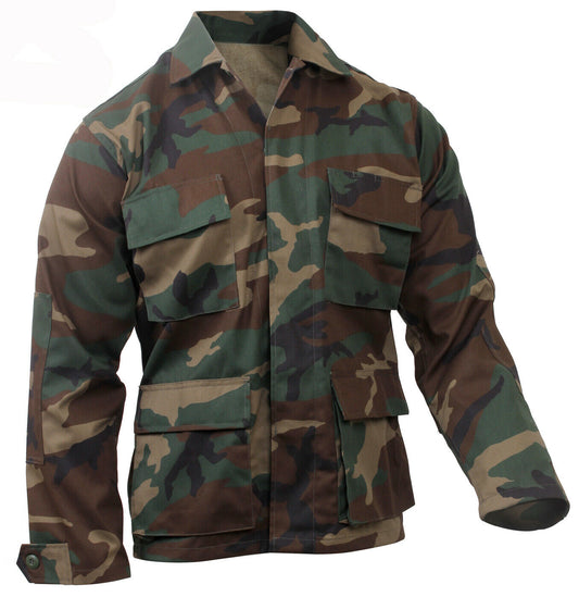 Rothco Kids Camo BDU Shirt - Woodland Camo