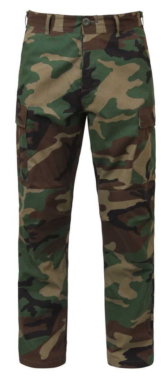 Rothco Rip Stop BDU Pants - Woodland Camo