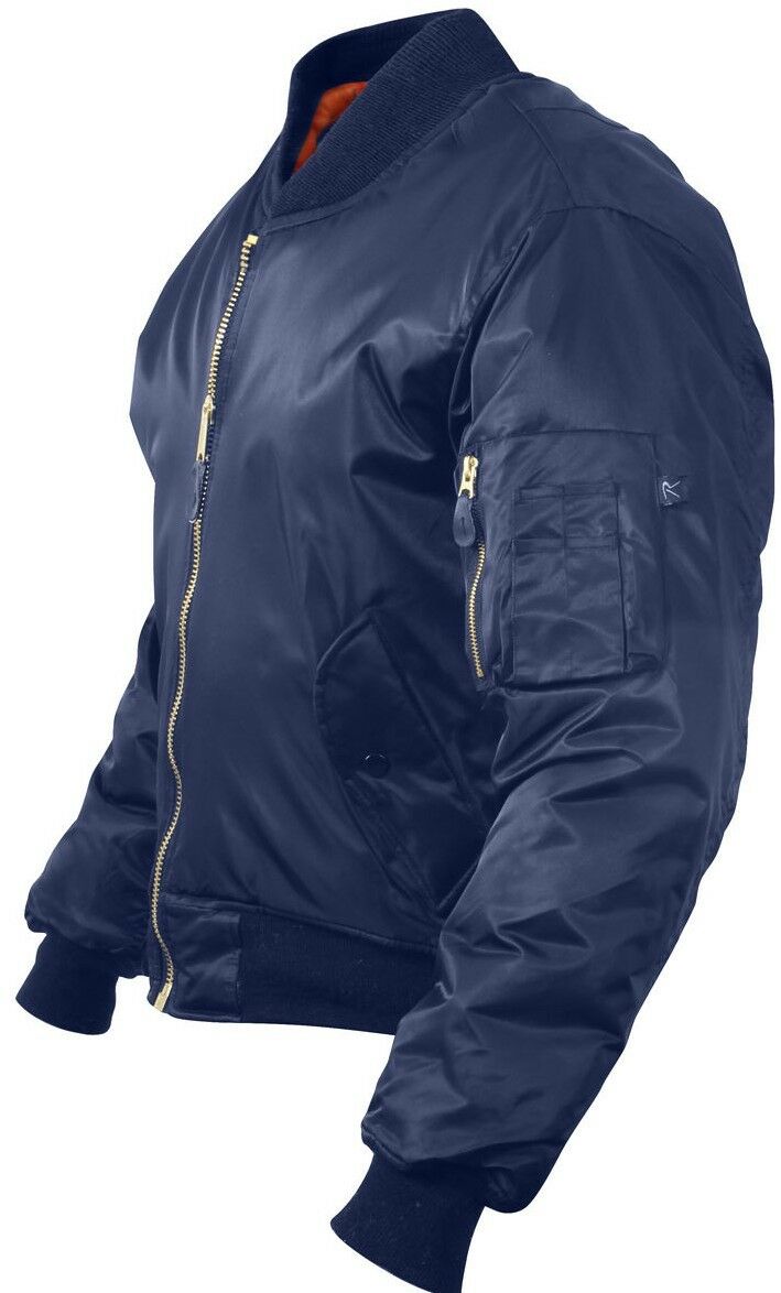 Rothco MA-1 Flight Jacket - Navy Blue