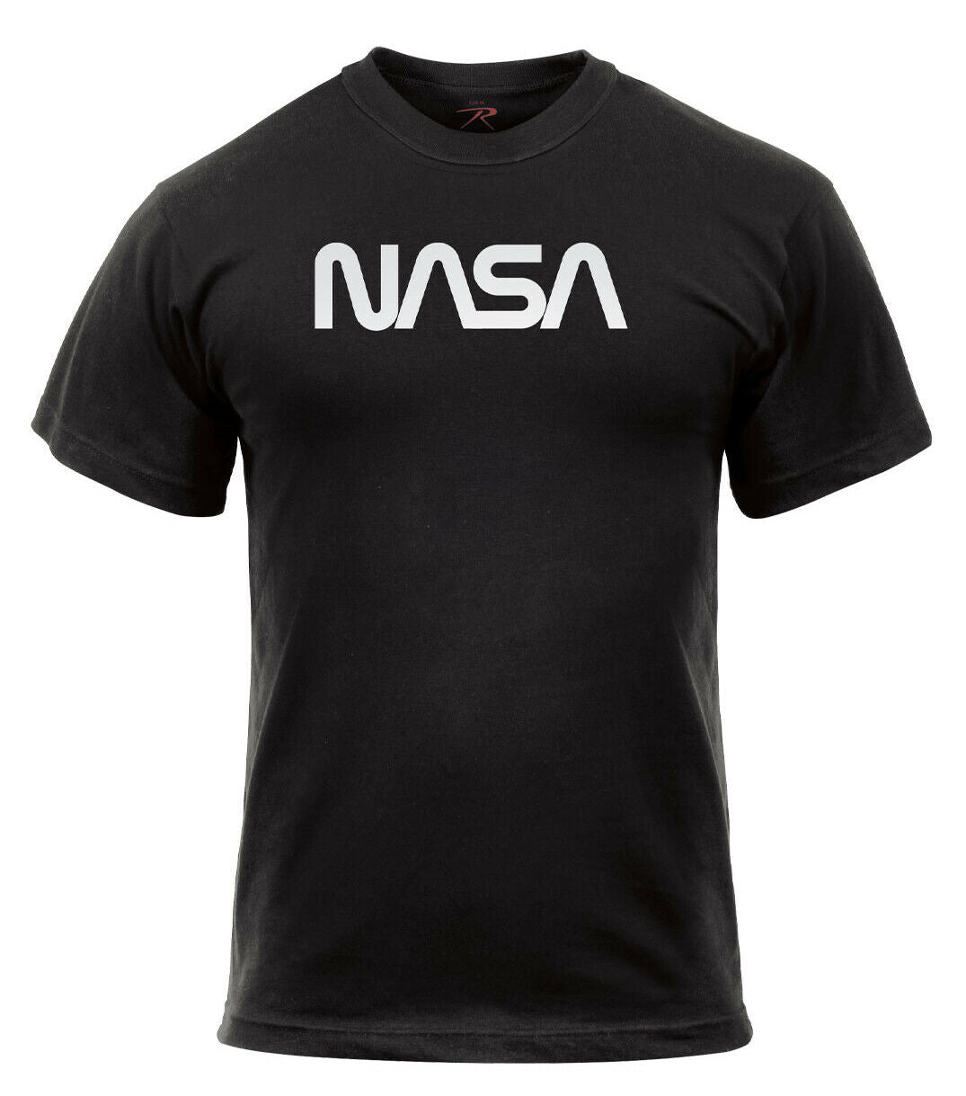 Rothco Authentic NASA Worm Logo T-Shirt - Black