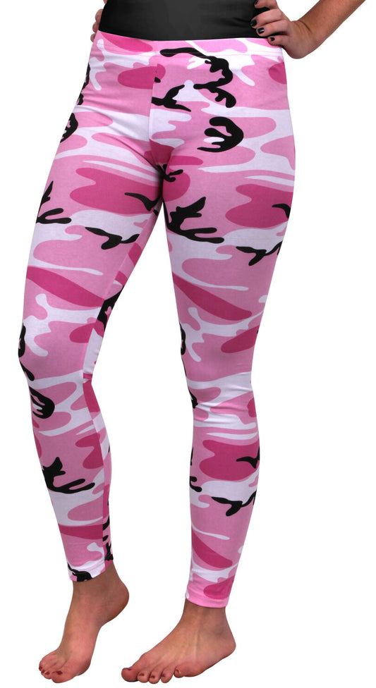 Rothco Womens Camo Leggings - Pink Camo