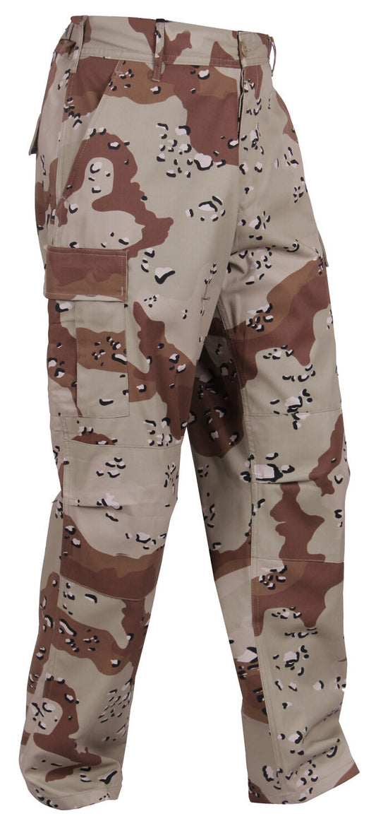 Rothco Camo Tactical BDU Pants - 6 Color Desert Camo