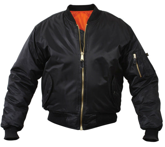 Rothco MA-1 Flight Jacket - Black