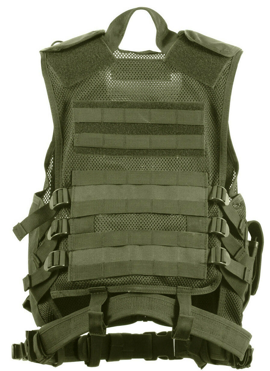 Rothco Cross Draw MOLLE Tactical Vest - Olive Drab
